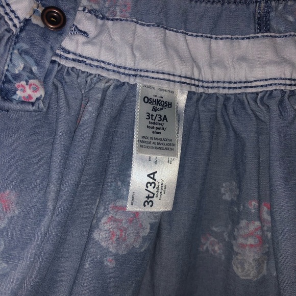 OSHKOSH B’GOSH Toddler Girl 3T Jean Material Bundle Jacket Dress Overall Dress - Picture 13 of 14